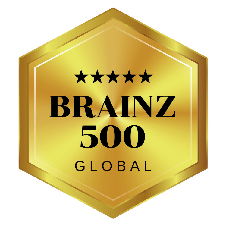 Brainz Magazine 500 Global Awards Recipient!