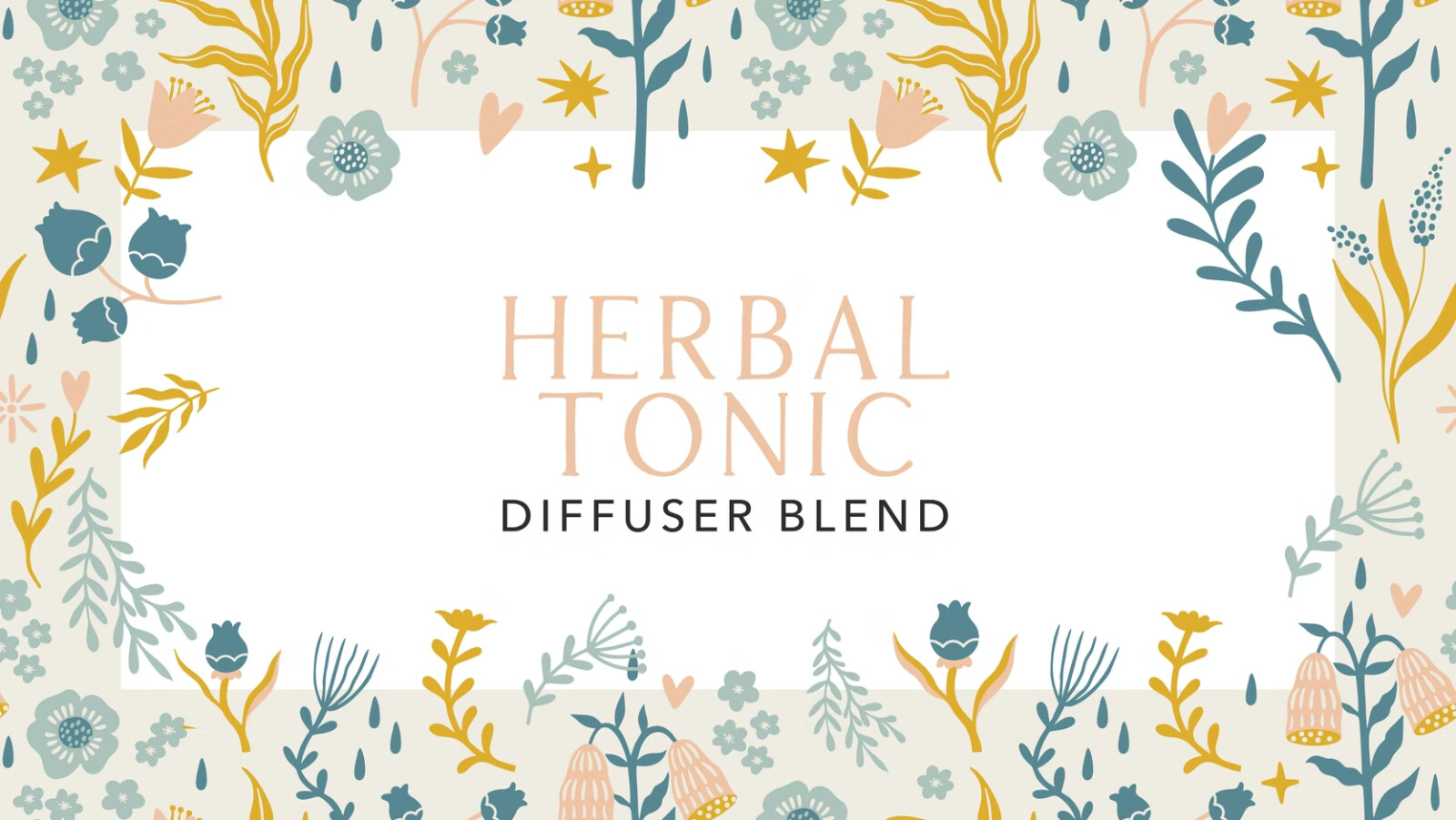 Herbal Tonic Diffuser Blend