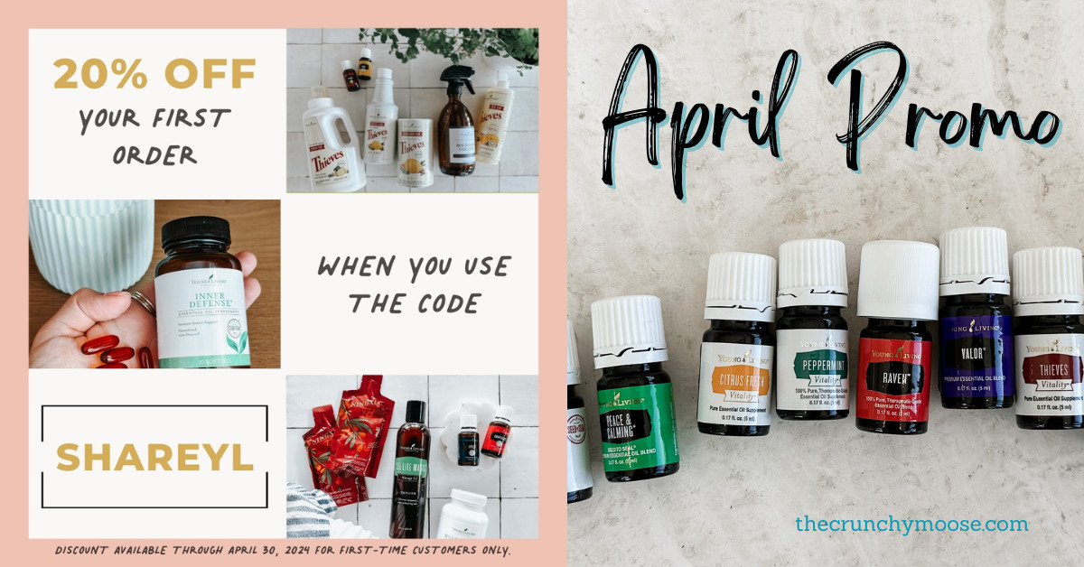 April Promo - 20% off Young Living