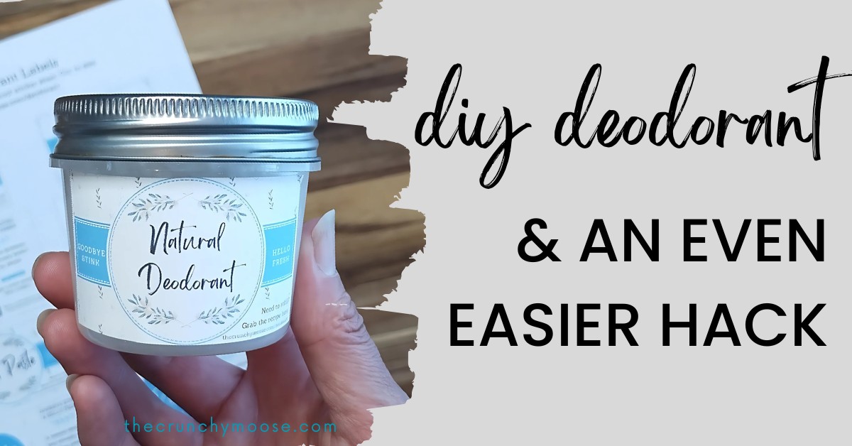 Easy Homemade Deodorant That Works & An Even Easier Hack!