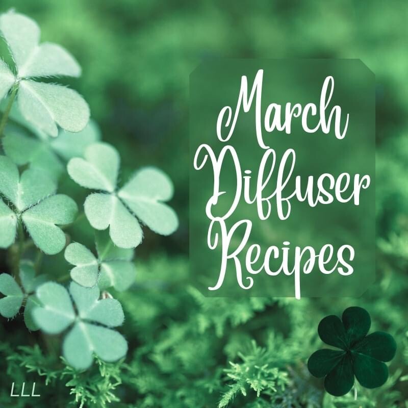 Spring is in the Air & I have March Diffusing Recipes!🌱💜
