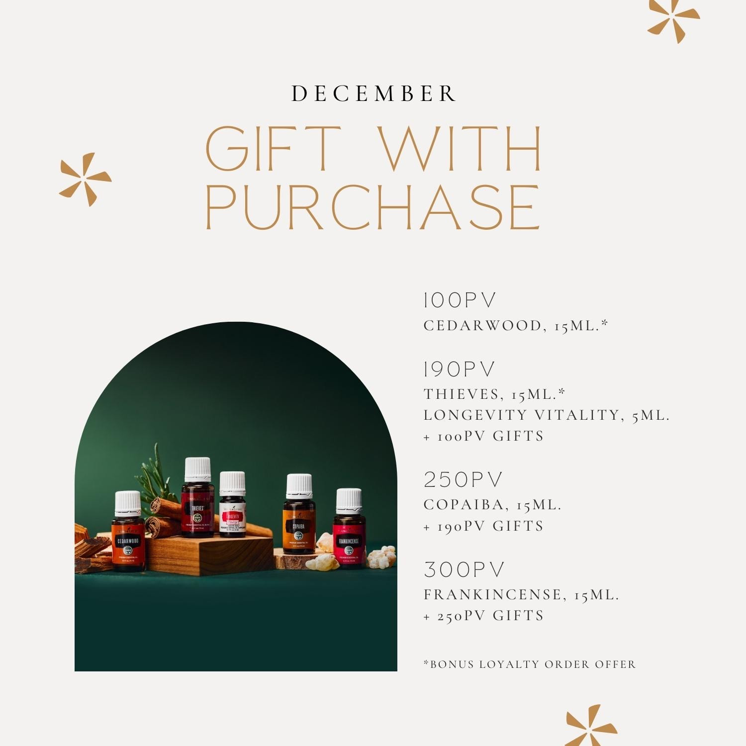 December Free Gifts with Purchase 2023