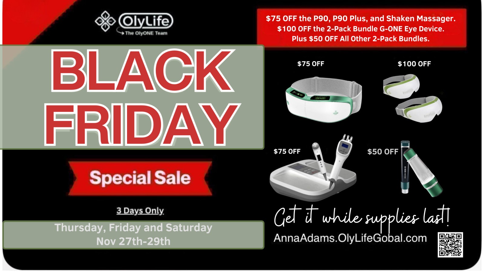 THANKSGIVING BLACK FRIDAY SALE!  2025