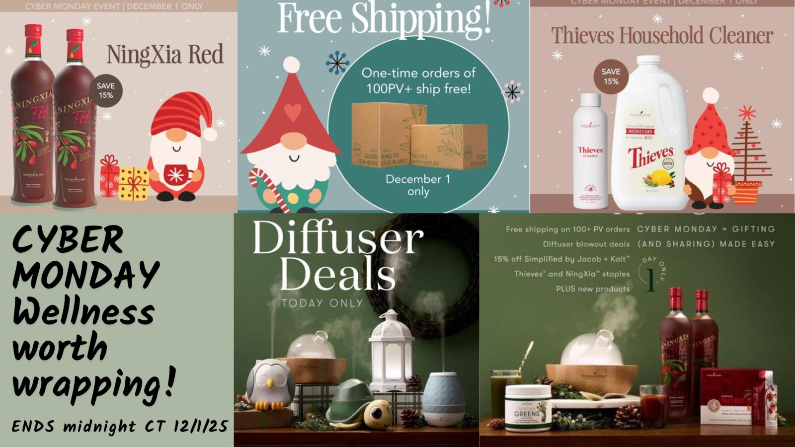 CYBER MONDAY SALE! DEC 1, 2025