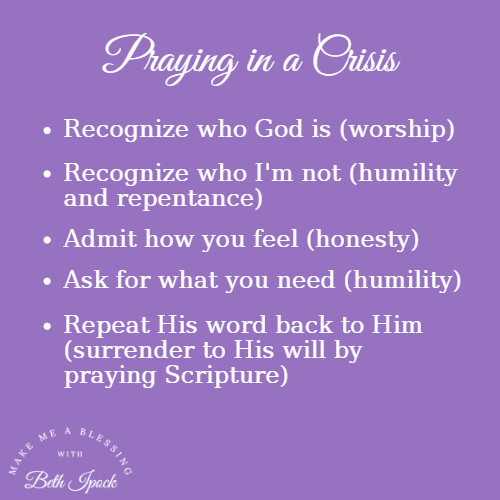 Praying in Response to A Crisis