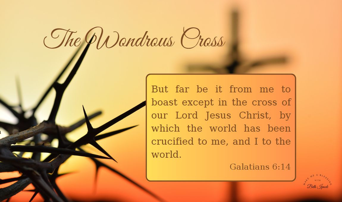 Contemplating The Wondrous Cross