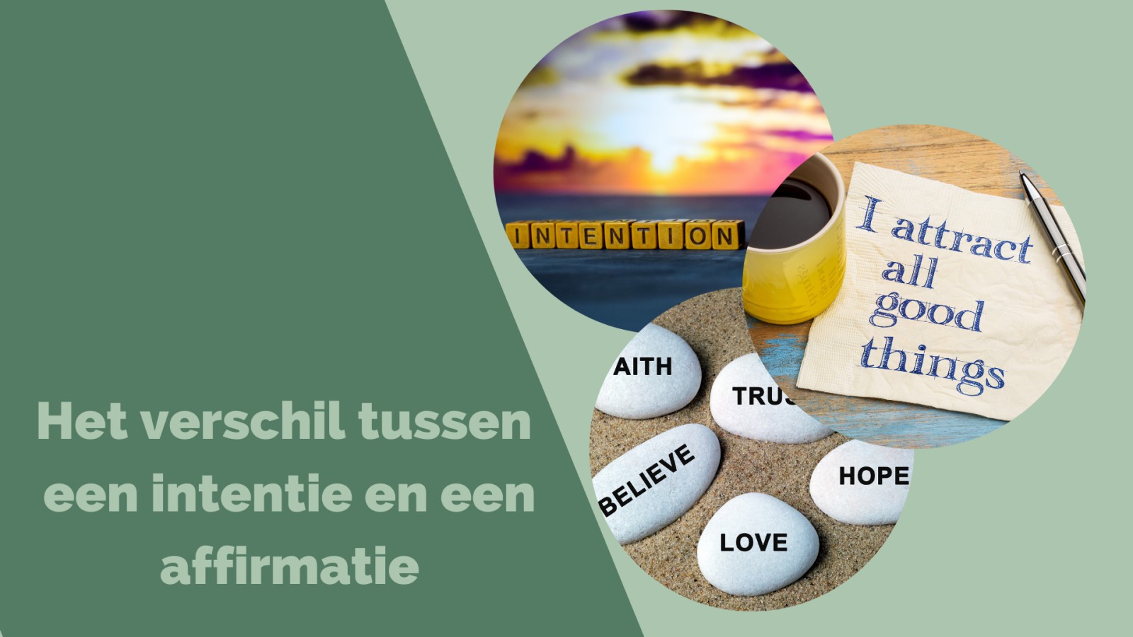 Het verschil tussen een intentie en een affirmatie