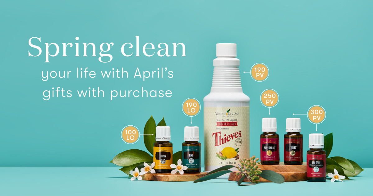 Elevate Your Health and Cleanse Your Environment with April 2024's Gifts wtih Purchase