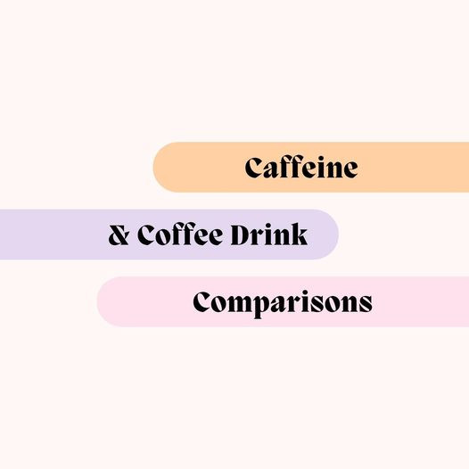 Caffeine & Coffee Drinks Comparison