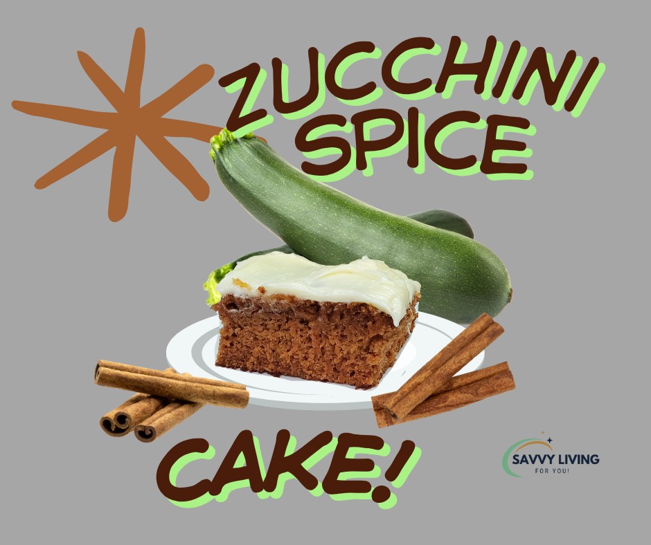 Zucchini Spice Cake with Cream Cheese Frosting
