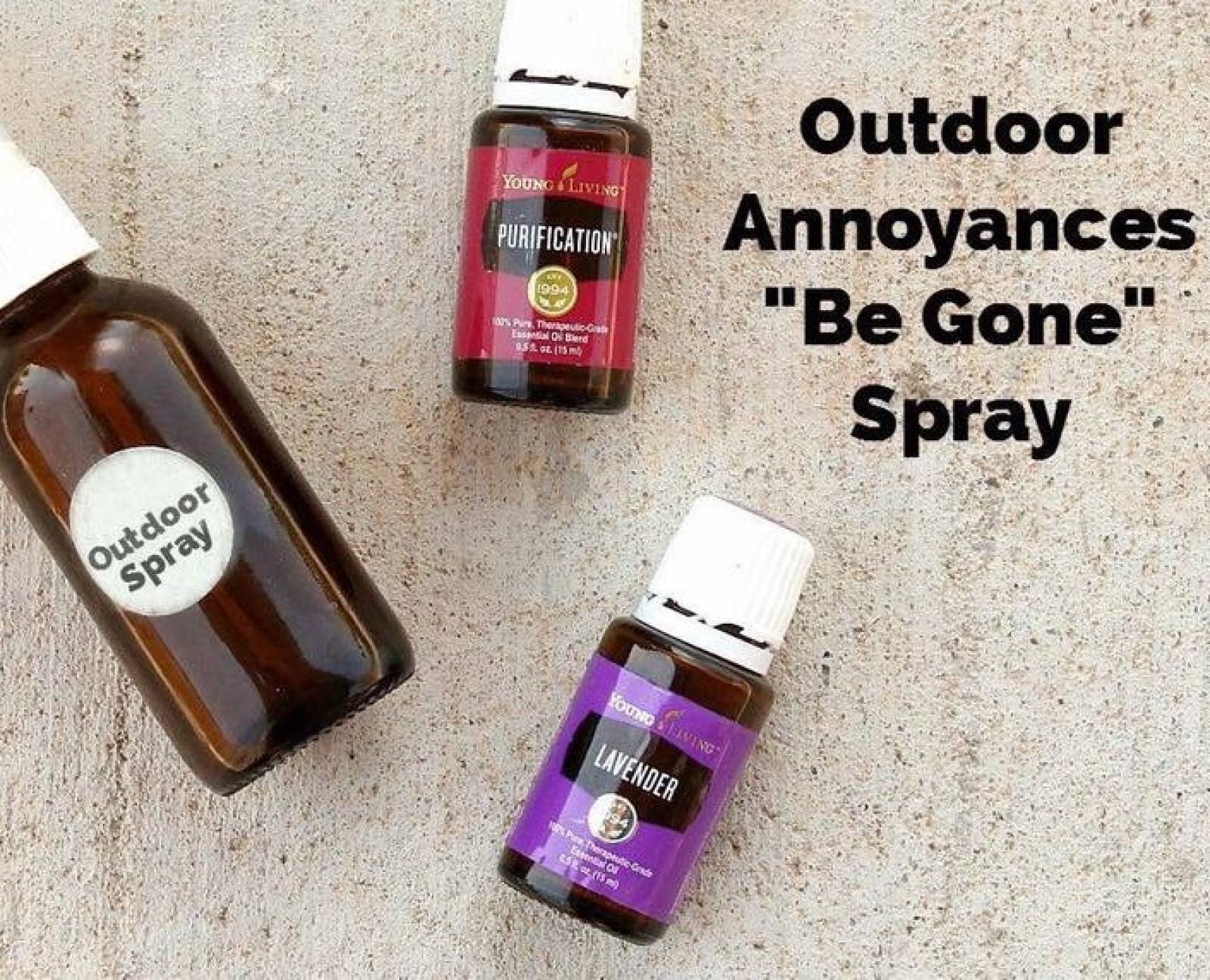 Bug "Be Gone Spray"