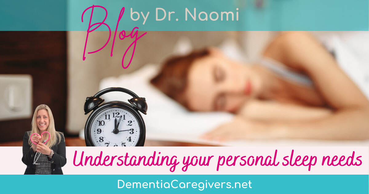 Understanding your personal sleep needs