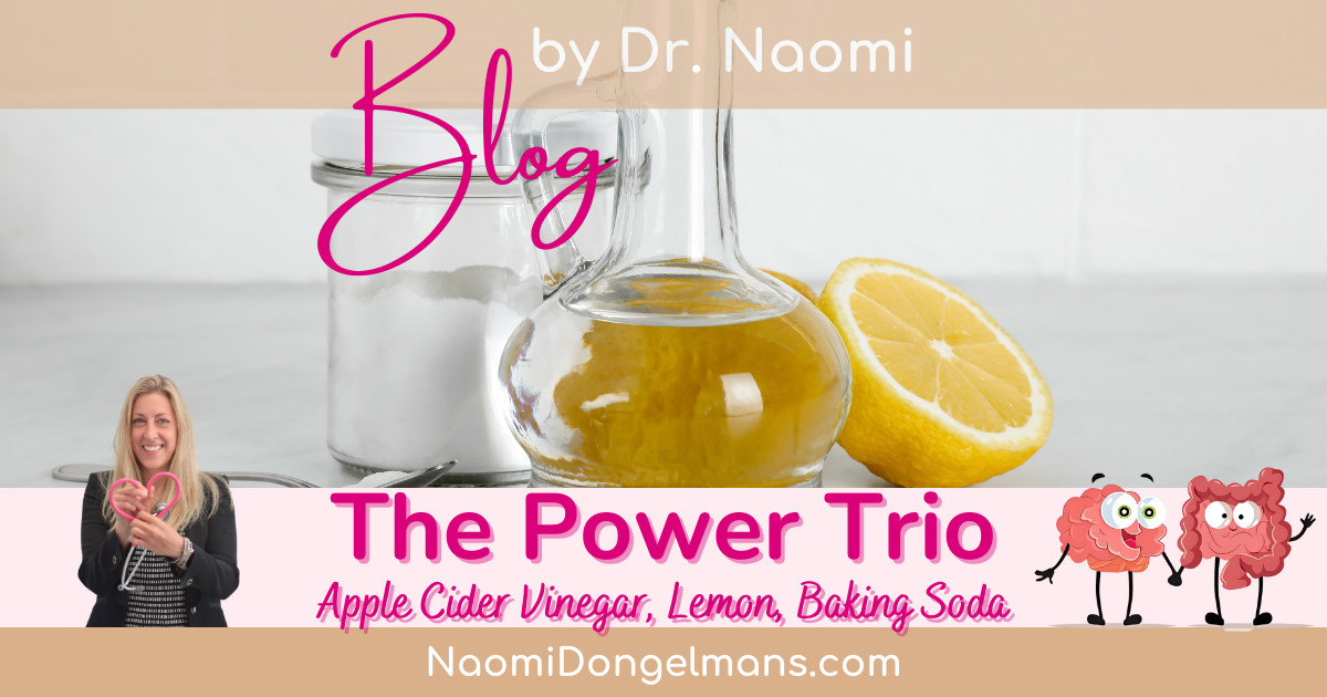 The power trio: Apple cider vinegar, lemon, and baking soda – A potent combination for health