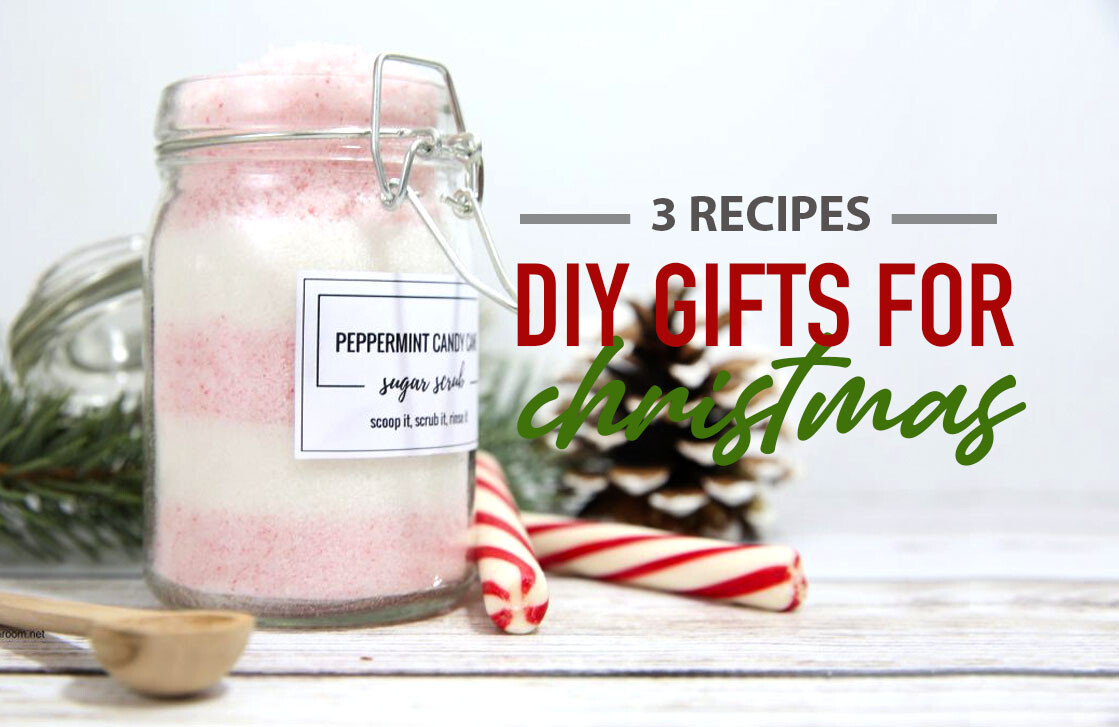 3 DIY RECIPES FOR CHRISTMAS