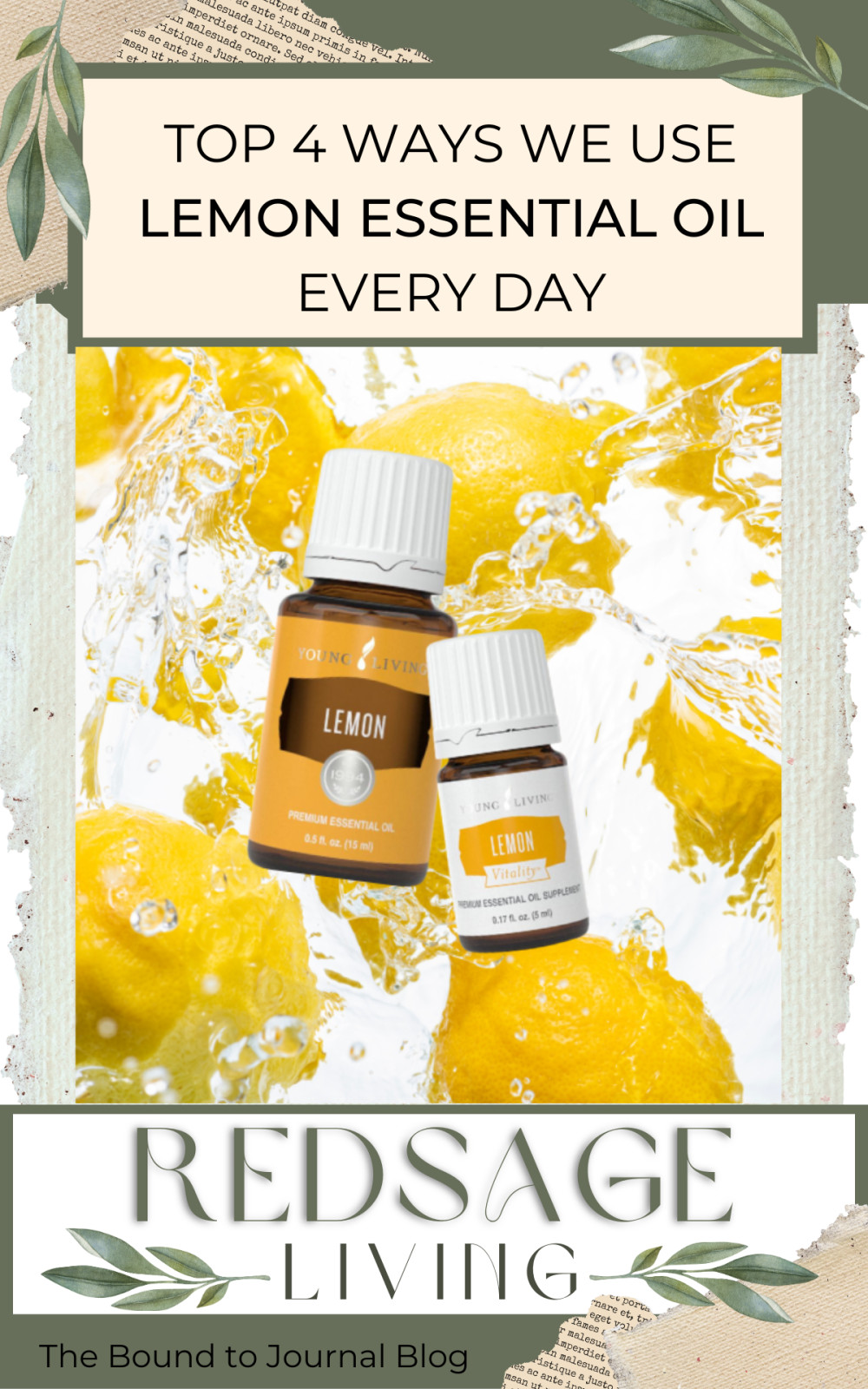 Top 4 Ways We Use Lemon Essential Oil Every Day