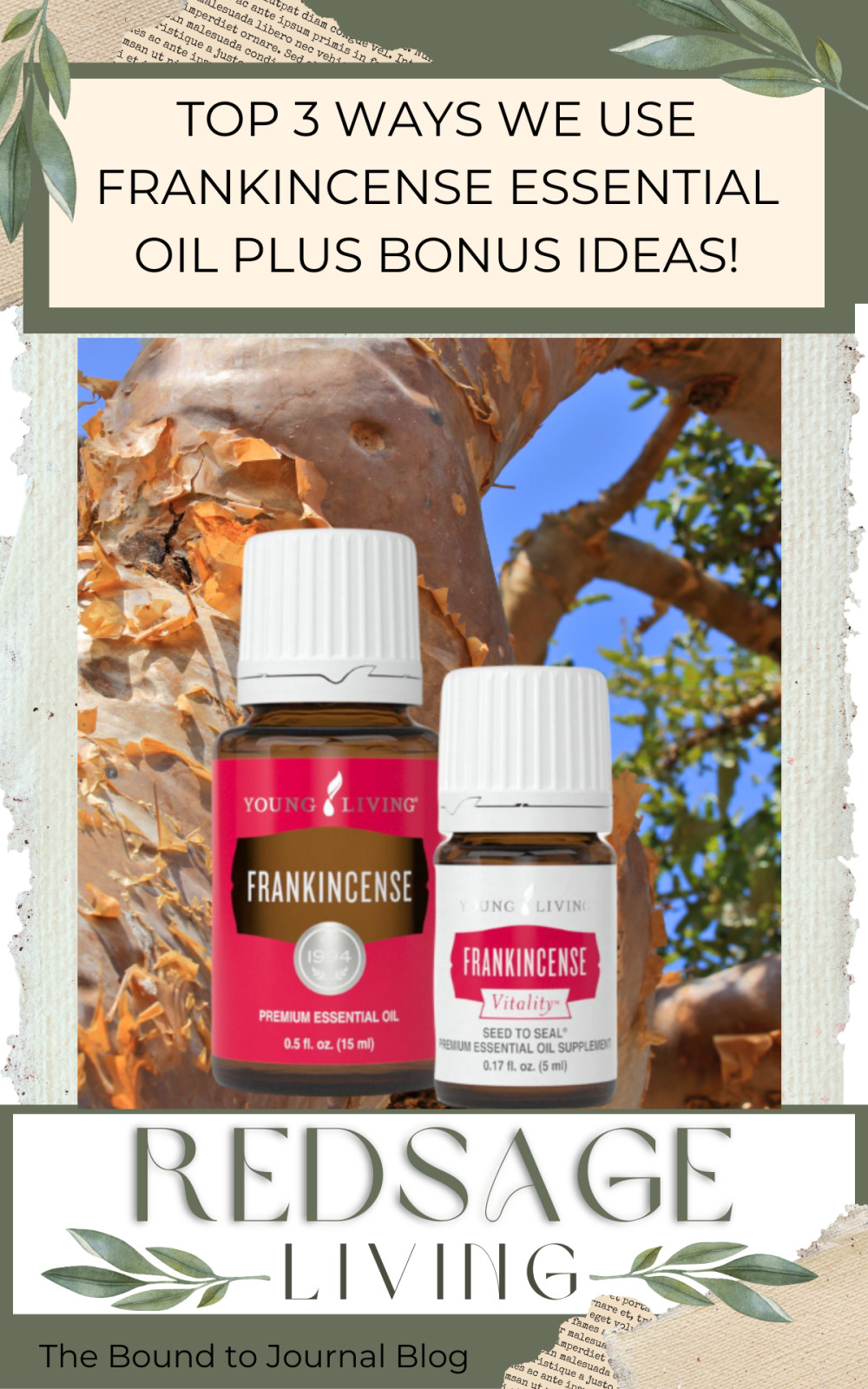 Top 3 Ways We Use Frankincense Essential Oil PLUS Bonus ideas!