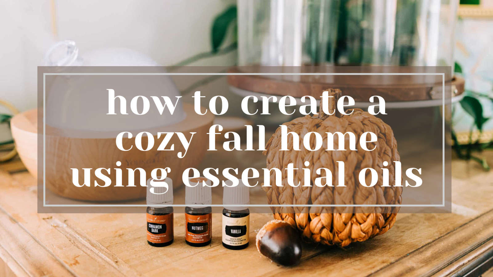 HOW TO CREATE A COZY FALL HOME USING ESSENTIAL OILS