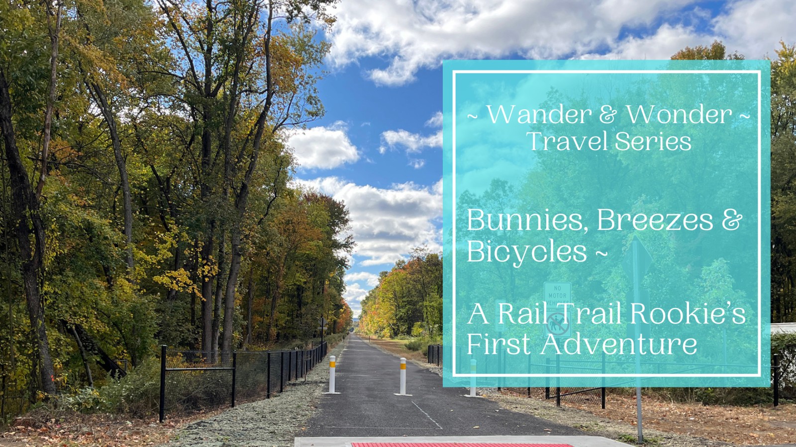 Breezes, Bunnies & Bicycles:  A Rail Trail Rookie’s First Adventure