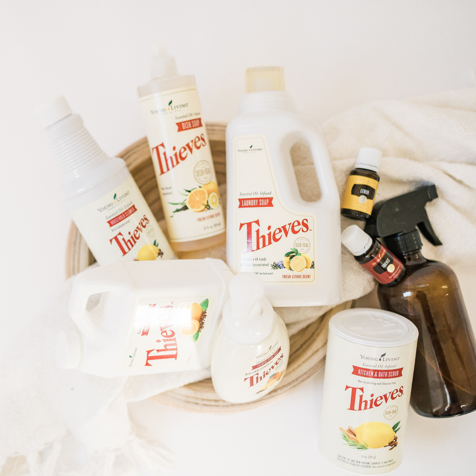 Natural Cleaning with the Thieves Line