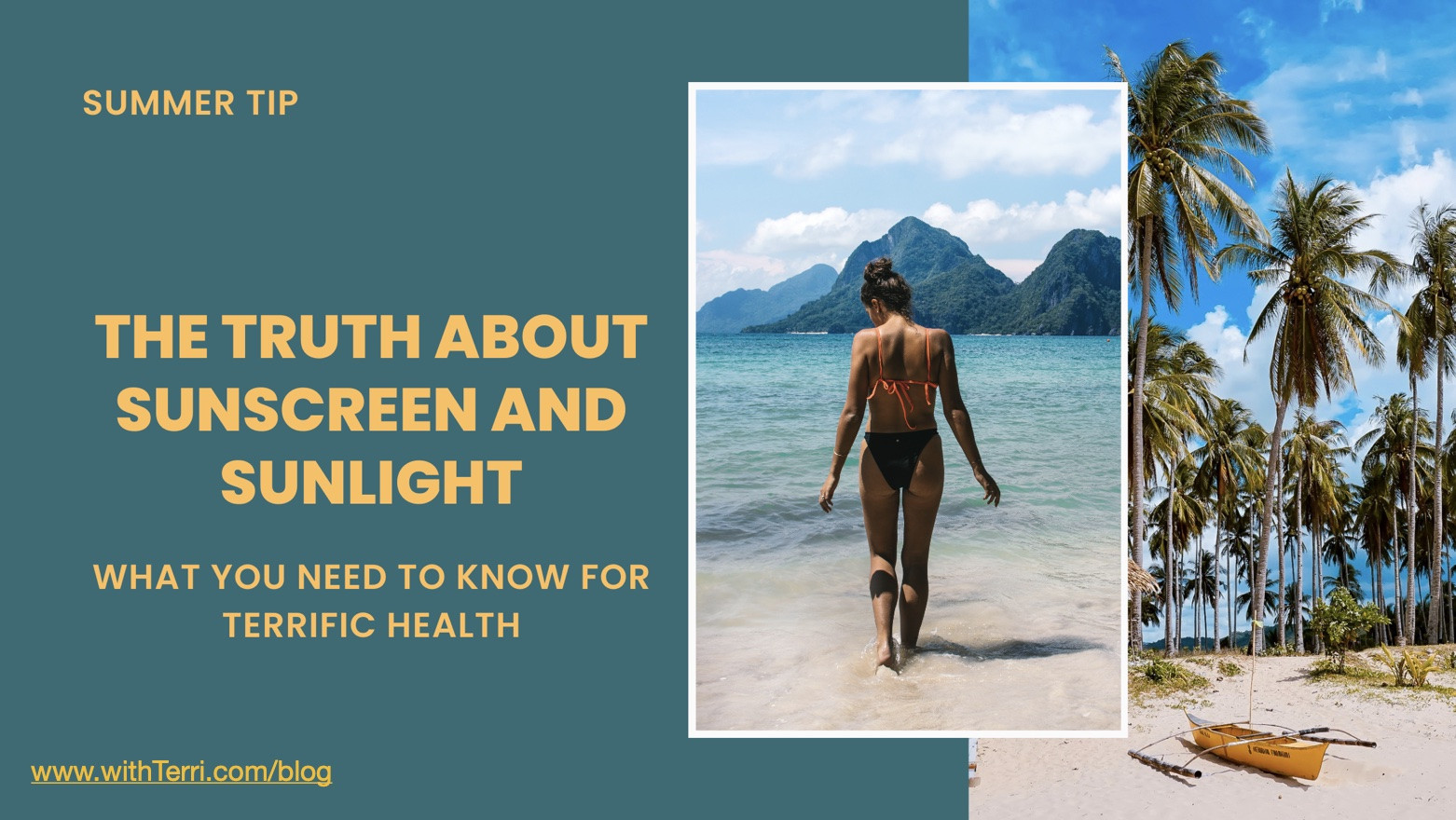 The Truth About Sunscreen and Sunlight: What You Need to Know for Terrific Health
