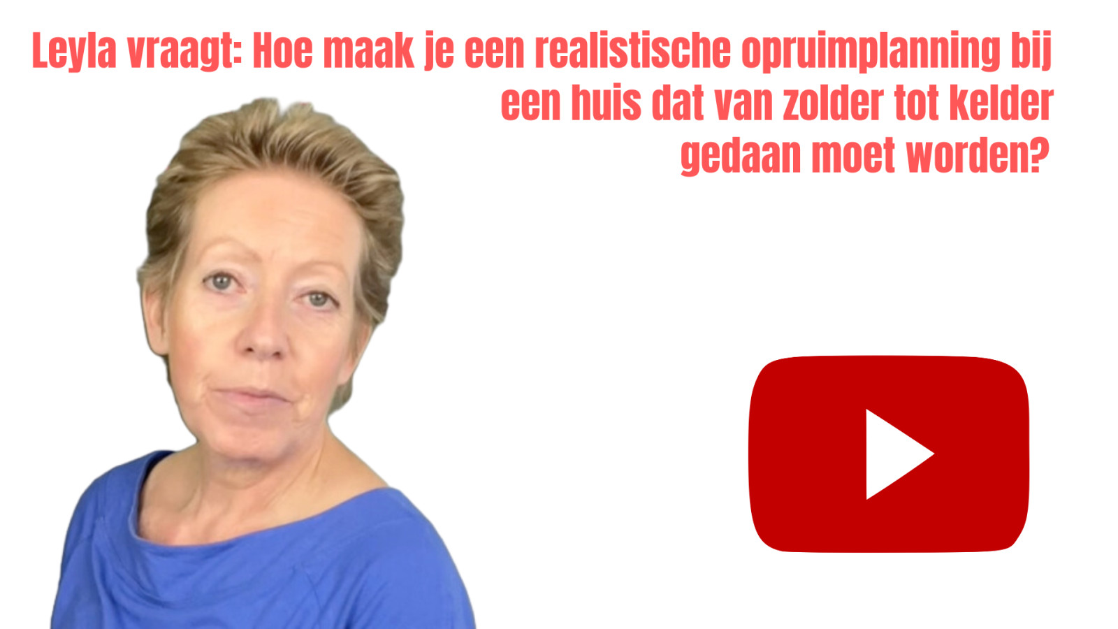 Hoe maak je een realistische opruimplanning?