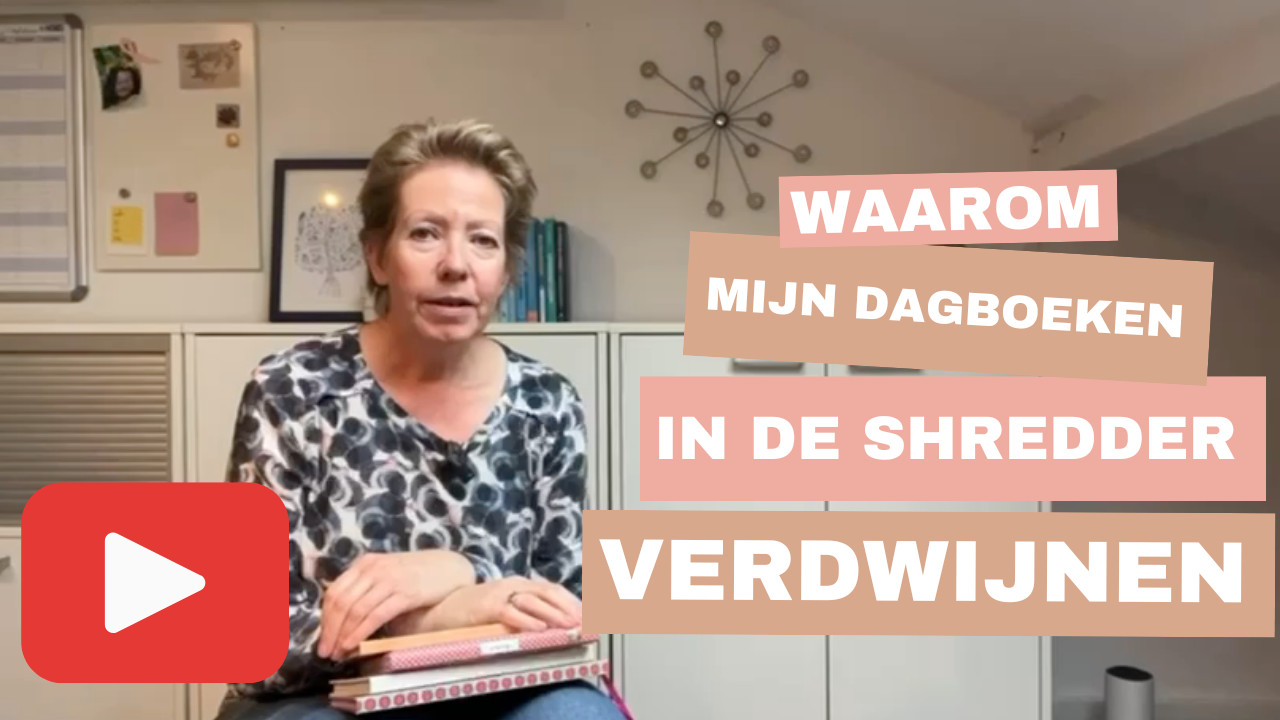 Waarom mijn dagboeken in de shredder verdwijnen