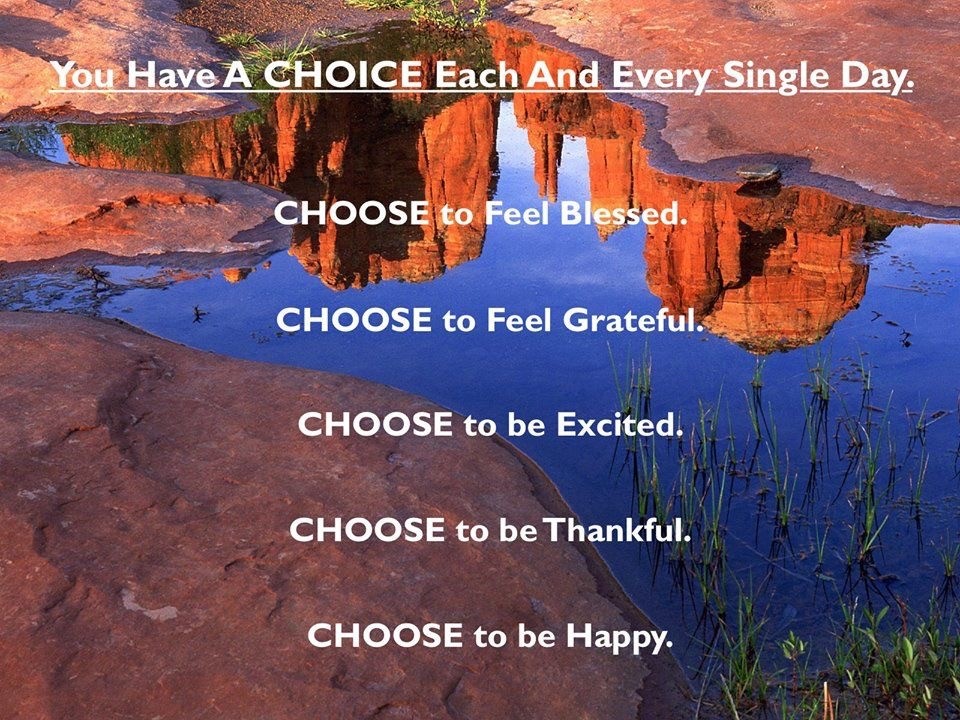 Thinking About Thinking Part 3 - You Do Have a Choice