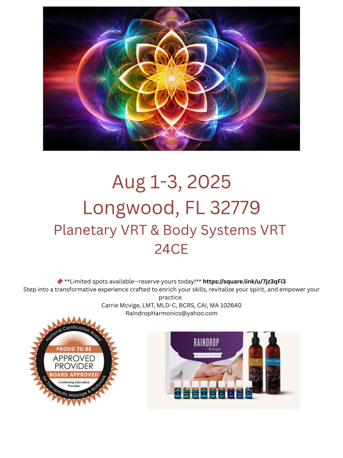 Planetary Vibrational Raindrop Technique and Body Systems VRT