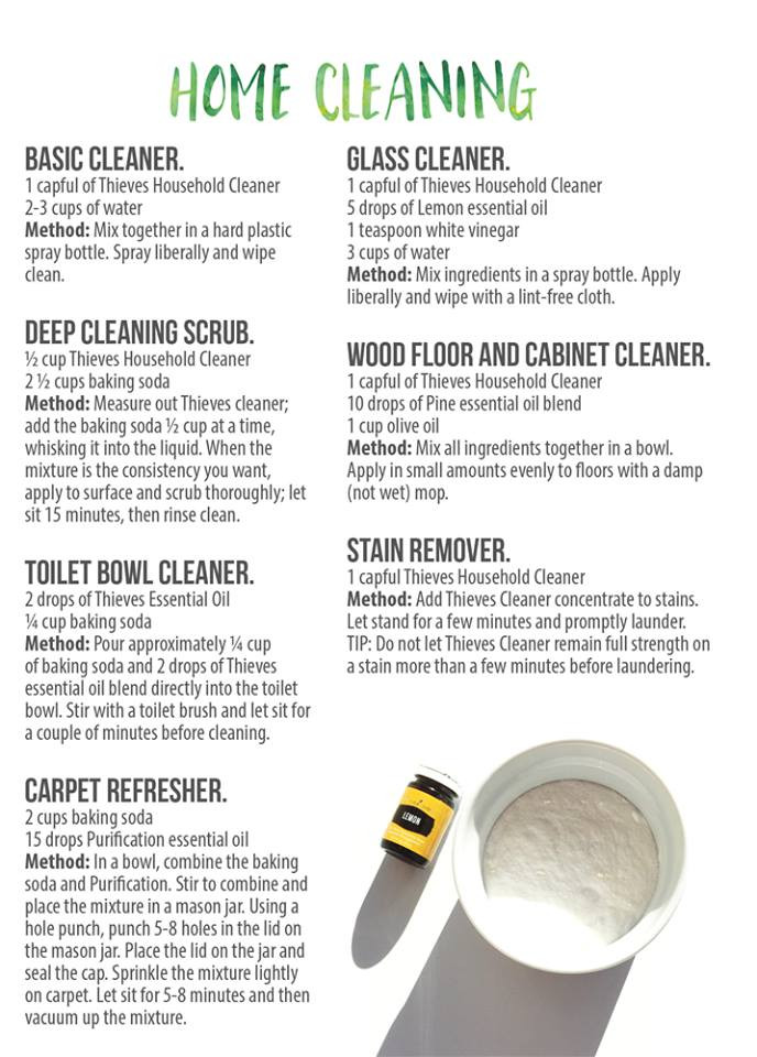 Spring Cleaning with Essential Oils - Natural & Fresh