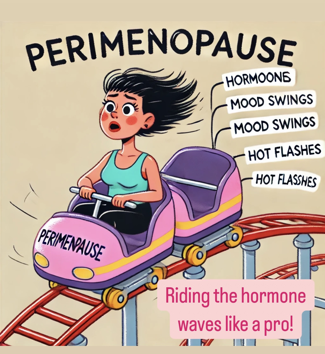 Blog 54 📢Peri-menopauze: een nieuwe fase met een knipoog