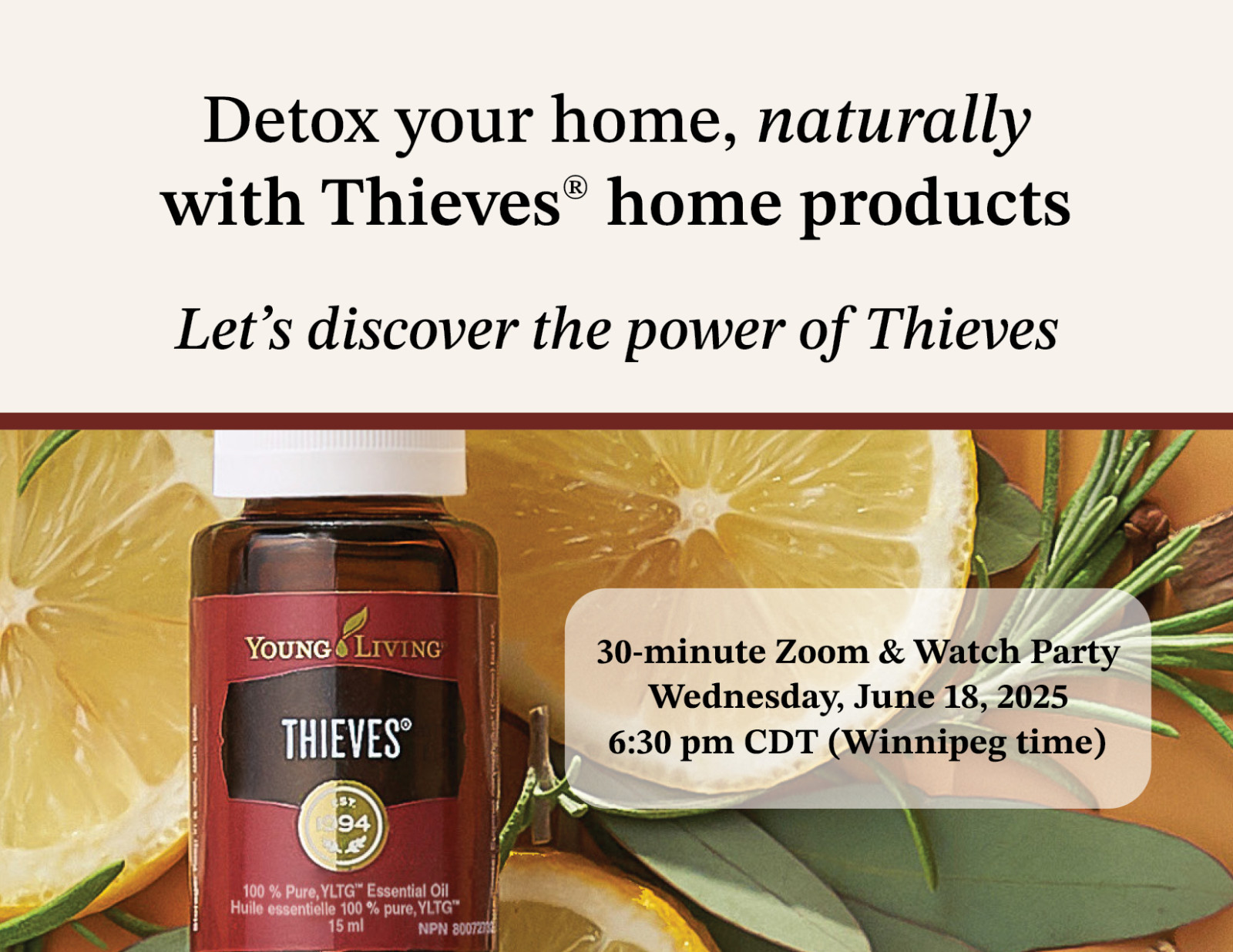 Detox your home, naturally with ThievesĀ®